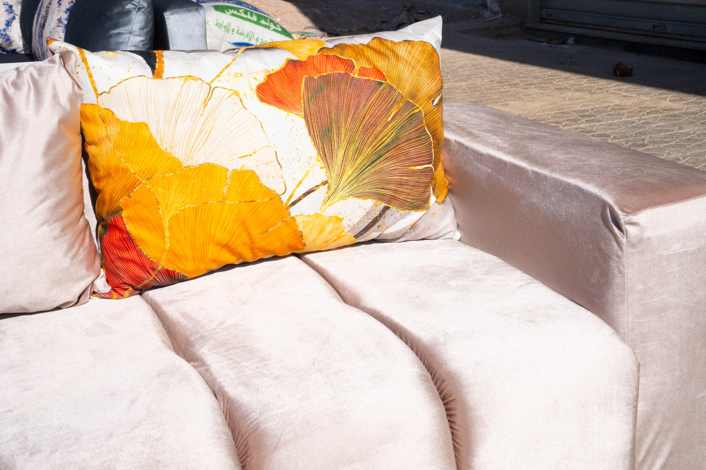 🛋️ كنبة على شكل L – الفخامة والراحة في قطعة واحدة!